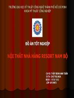 luận văn thiết kế nội thất nội thất nhà hàng nam bộ