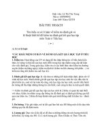 tìm hiểu cơ sở lí luận về kiểm tra đánh giá và kĩ thuật thiết kế đề kiểm tra đánh giá kết quả học tập môn toán ở tiểu học