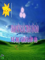 bài giảng toán 1 chương 4 bài 3 các ngày trong tuần lễ