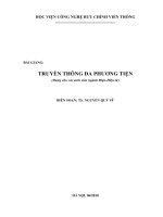 bài giảng truyền thông multimedia