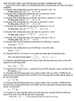 51 công thức giải nhanh bài tập trắc nghiệm hóa học thpt