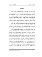 Đề tài thiết kế nhà máy chế biến sữa với hai dây chuyền chính