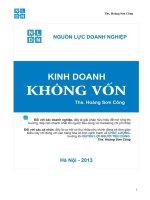 Mô hình kinh doanh không vốn dành cho người thu nhập thấp