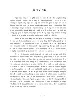 Thiết kế hệ thống cô đặc dung dịch mía đường xuôi chiều liên tục, buồng đốt trong ống tuần hoàn ngoài