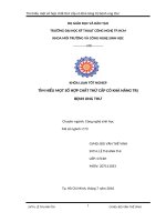 tìm hiểu một số hợp chất thứ cấp có khả năng trị bệnh ung thư