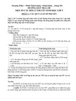 hướng dẫn trả lời một số câu hỏi lí thuyết sinh học lớp 9