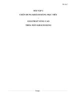 Giải pháp nâng cao thỏa mãn khách hàng công ty bia – rượu – nước giải khát sài gòn sabeco