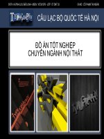 luận văn thiết kế nội thất câu lạc bộ thanh niên quốc tế hà nội (international youth club)