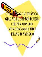 Giáo dục bảo vệ môi trường môn Công nghệ
