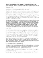 MỐI QUAN hệ GIỮA địa TẦNG, cổ địa lý với THÀNH PHẦN HOÁ học nước dưới đất TRONG các TRẦM TÍCH đệ tứ VÙNG ĐỒNG BẰNG bắc bộ(8tr)