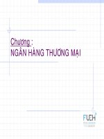 bài giảng tctt ngân hàng thương mại
