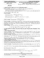 25 bộ đề tự luận môn toán có lời giải