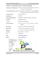 TỔ CHỨC KẾ TOÁN TẠI CÔNG TY CỔ PHẦN TRUYÊN THÔNG QUẢNG CÁO VÀ ĐẦU TƯ THẮNG THẮNG