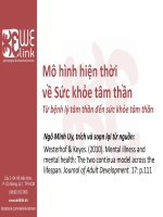 Mô hình hiện thời  về Sức khỏe tâm thần
