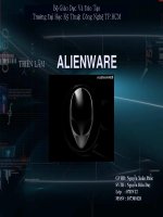 luận văn thiết kế nội thất triển lãm alienware
