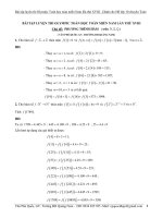 phương trình hàm trong các đề olympic