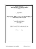 Phần mềm soạn thảo và tổ chức ngân hàng câu hỏi cho trắc nghiệm theo chuẩn QTI
