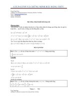 Bất đẳng thức và  GTLN và GTNN