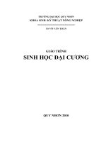 giáo trình sinh học đại cương