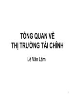 tài liệu tổng quan về thị trường tài chính