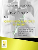 luận văn thiết kế nội thất văn phòng điện máy nikon