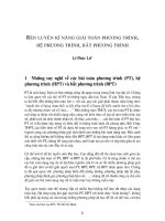 rèn luyện kỹ năng giải toán phương trình bất phương trình hệ phương trình