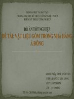 luận văn thiết kế nội thất vật liệu gốm trong nhà hàng á đông
