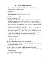 bài giảng đề cương thị trường tài chính