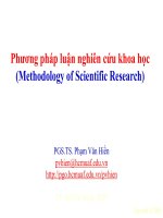 phương pháp luận nghiên cứu khoa học