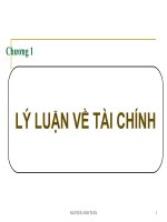 slide bài giảng lý luận về tài chính