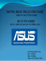 luận văn thiết kế nội thất thiết kế nội thất văn phòng asus