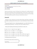 ứng dụng đạo hàm vào khảo sát nghiệm của phương trình