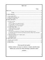 Phòng chống tác hại của thuốc lá trong trường học