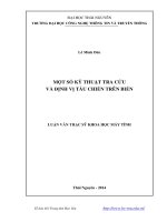 một số kỹ thuật tra cứu và định vị tàu chiến trên biển