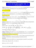 bài toán về điềm và đường tròn