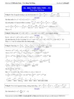 Bài tập nhị thức Newton