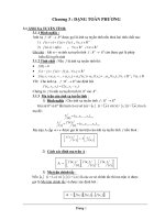 tài liệu toán 1 phần dạng toàn phương