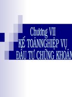 slide bài giảng  kế toán nghiệp vụ đầu tư chứng khoán