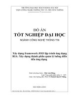 xây dựng framework joo lập trình ứng dụng ria xây dựng thành phần quản lý luồng diễn tiến ứng dụng