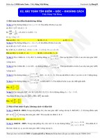 Bài toán tìm điểm,góc,khoảng cách