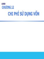 slide bài giảng chi phí sử dụng vốn