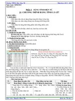 Bộ Giáo án mới môn Tin học 7 học kì 1