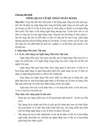 tổng quan về kế toán ngân hàng