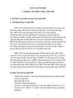 báo cáo tìm hiểu cảm biến tích hợp 9 trục mpu 9250