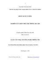 nghiên cứu kiến trúc hệ thống ar-lbs
