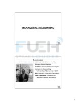 managerial accounting handouts