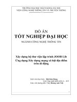 xây dựng bộ thư viện lập trình joob lib ứng dụngxây dựng mạng xã hội địa điểm trên di động