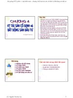 bài giảng kttc kế toán tài sản cố định và bất động sản đầu tư