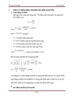 ĐỒ ÁN CHẾ TẠO MÁY Tính toán chế tạo Động cơ và Bộ Truyền trong hộp Giảm Tốc