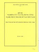 nghiên cứu và ứng dụng công nghệ phát thanh số tại việt nam. phát thanh truyền hình đa phương tiện - dmb